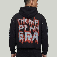 The end of the era hoodie RK5039 Black