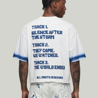 Dooms Day cropped shirt White  T1455