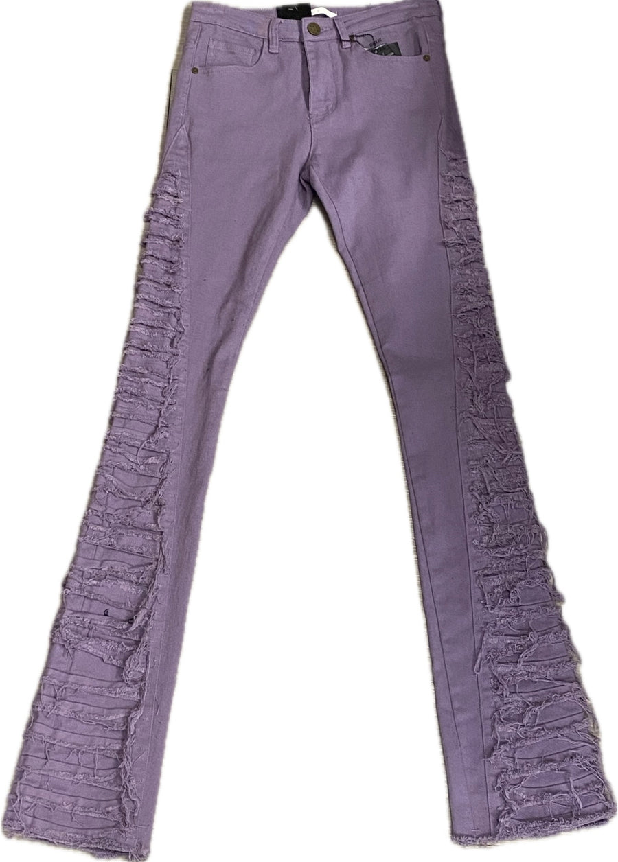 MEN’S KLOUD9 STACKED FIT LAVENDER JEANS
