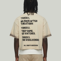 Dooms Day cropped shirt Beige T1455