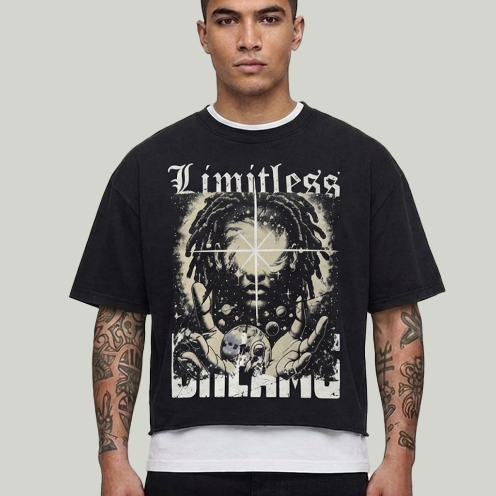 Timeless cropped shirt Black kr606