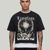 Timeless cropped shirt Black kr606