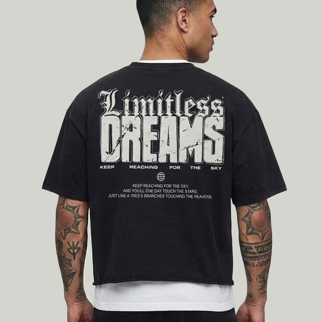 Timeless cropped shirt Black kr606