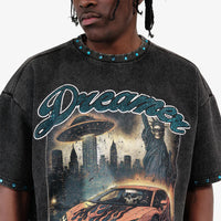 BLACK DREAMER CROP T-SHIRT  611006