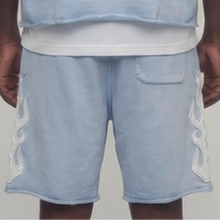 French terry shorts light blue  511507