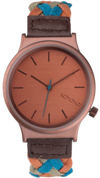 Komono Wizard Woven Smoked Lobster Watch