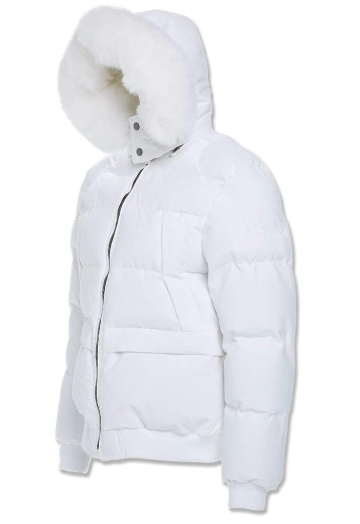 CROSS BAY BOMBER JACKET (WHITE)