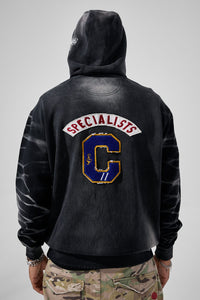 WAR ANGEL PULLOVER HOODIE (VINTAGE BLACK) 84434H