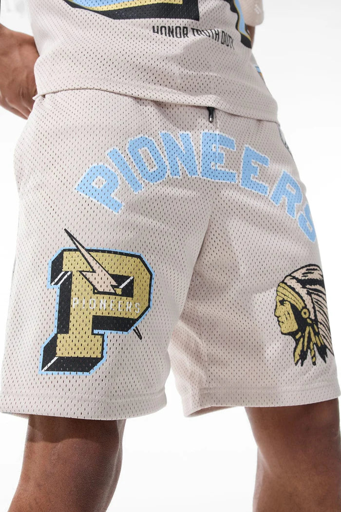 Retro - Pioneer Mesh Shorts (Cream)