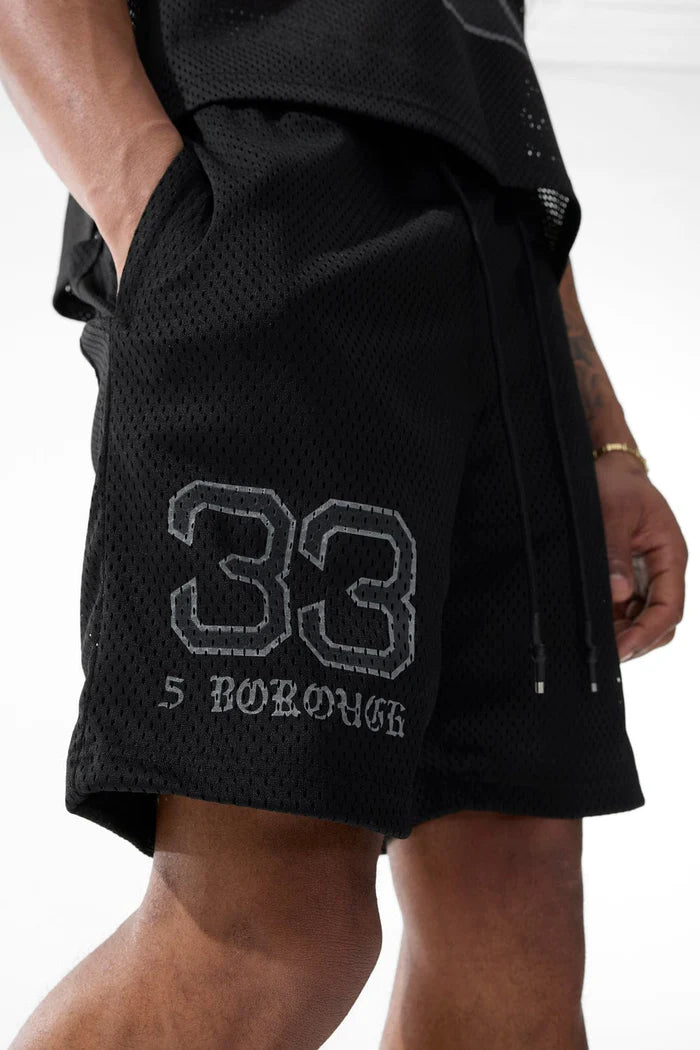 Retro - 5 Borough Mesh Shorts (Black)