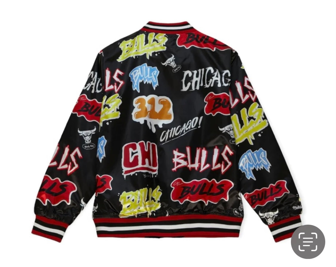 NBA SLAP STICKER REVERSIBLE
JACKET BULLS