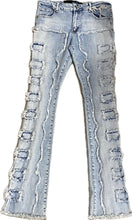 Load image into Gallery viewer, MEN’S CLOUD 9 STACKED FIT ICE BLUE JEANS