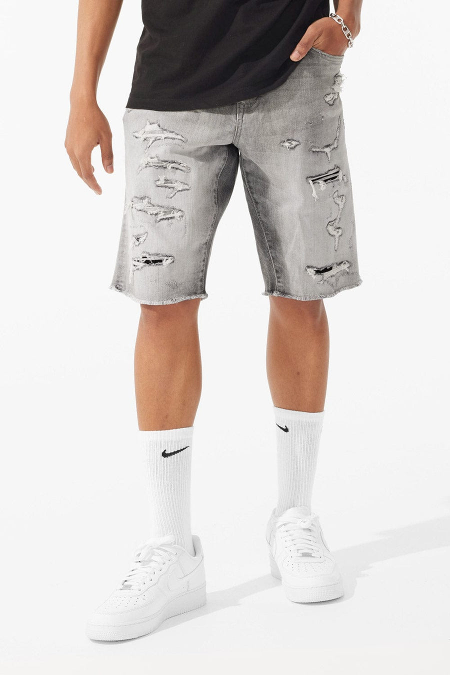 OG - ARLINGTON DENIM SHORTS Arctic Grey