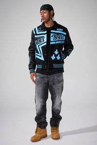 TRACKSTAR VARSITY JACKET (LIONS)