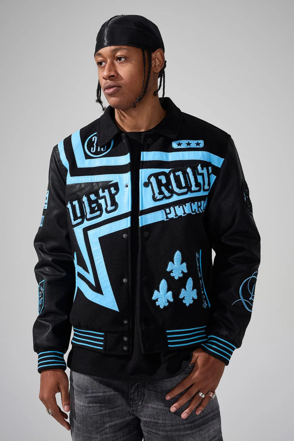 TRACKSTAR VARSITY JACKET (LIONS)