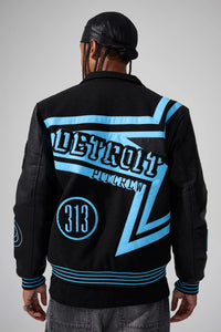 TRACKSTAR VARSITY JACKET (LIONS)