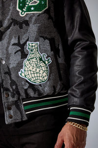 LIFE OF VICE VARSITY JACKET (BLACK CAMO) 91656