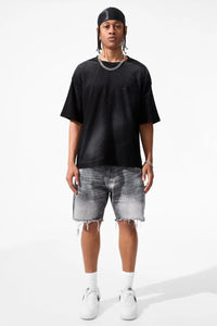 SYIP Inside Out Boxy T-Shirt Black Shadow 9209A
