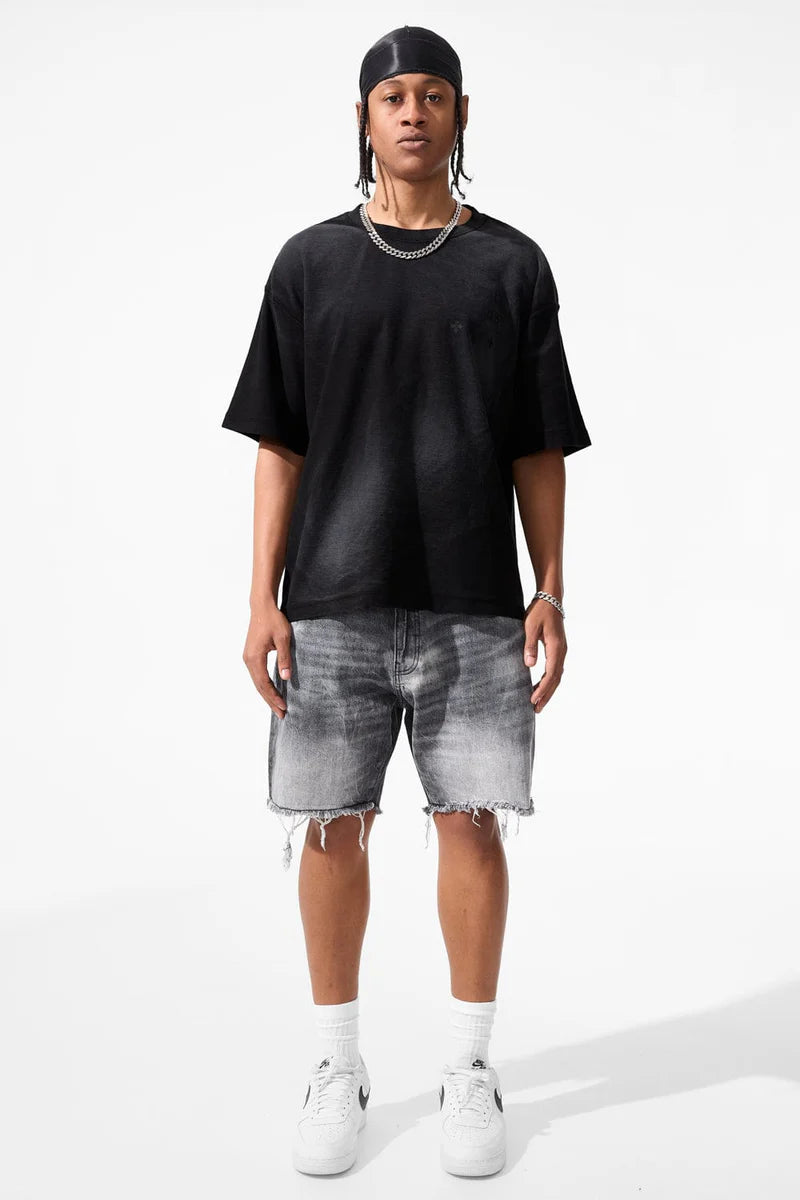 SYIP Inside Out Boxy T-Shirt Black Shadow 9209A