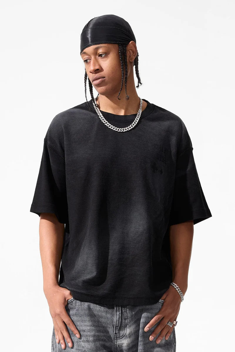 SYIP Inside Out Boxy T-Shirt Black Shadow 9209A