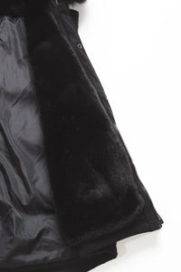 Yukon Fur Lined Puffer Vest (Black) 9491V