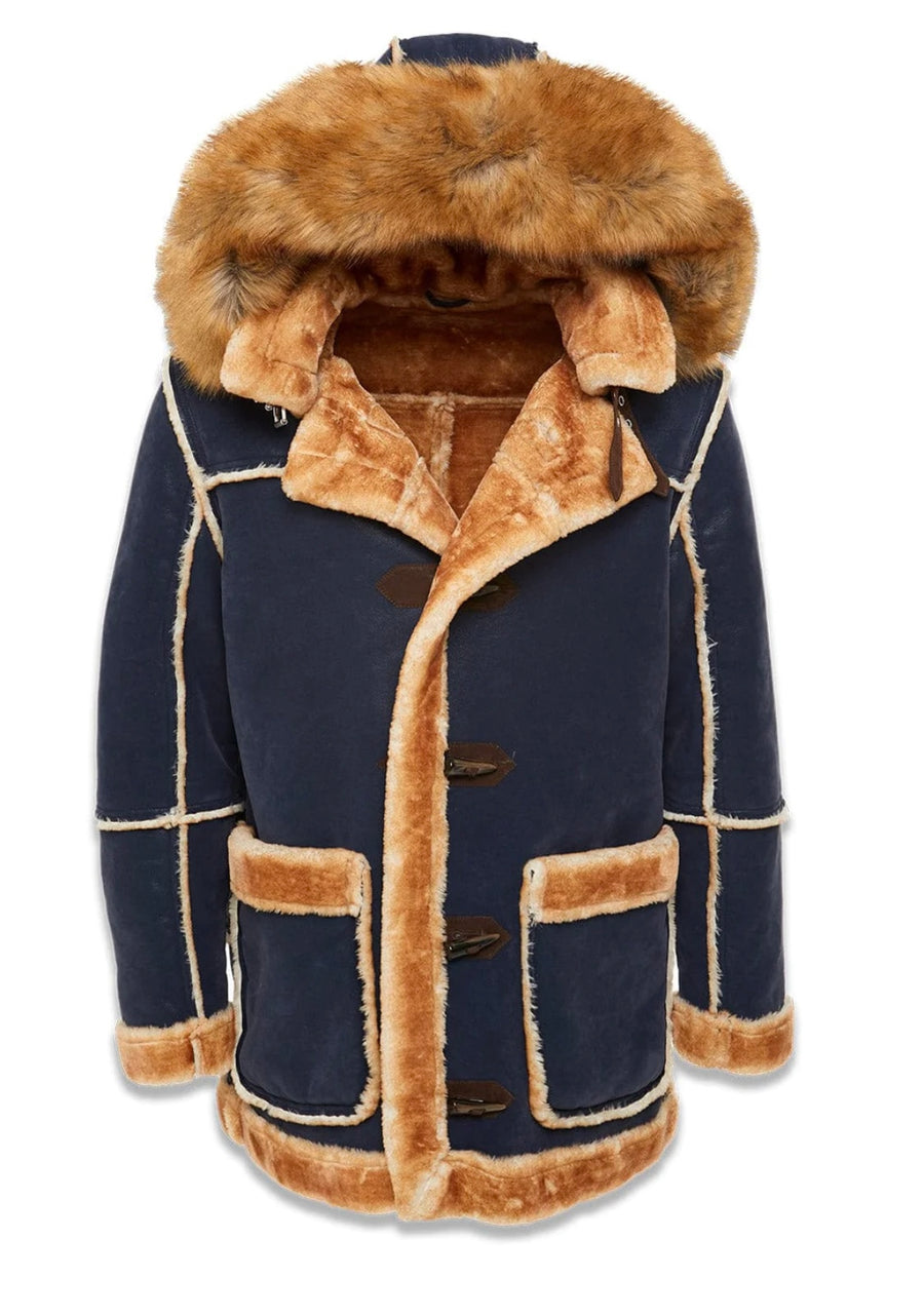 DENALI SHEARLING JACKET (NAVY)