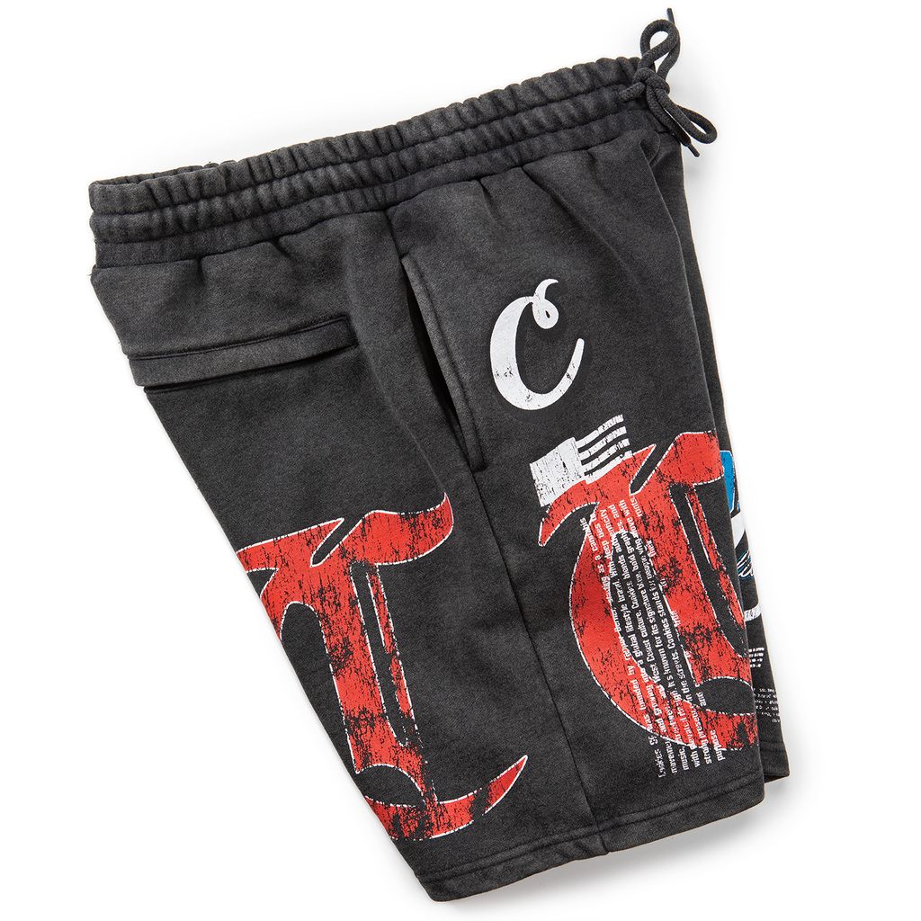 Cookies Champion Only Fleece Shorts Washed Black CM261BKS02