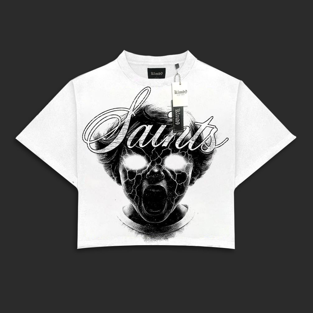 Kloud9 saints cropped shirts white K25000