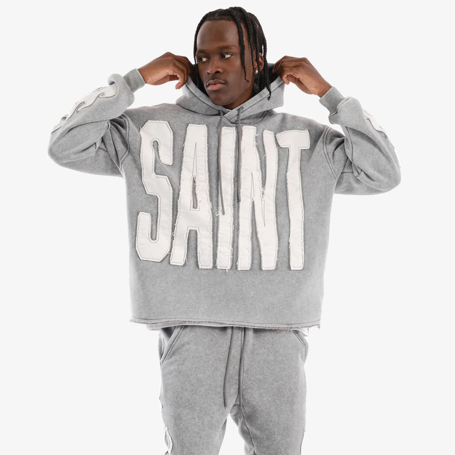GRAY SAINT HOODIE 531082