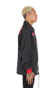 JOSH Men's premium crispy nylon long sleeve coach jacket’s
