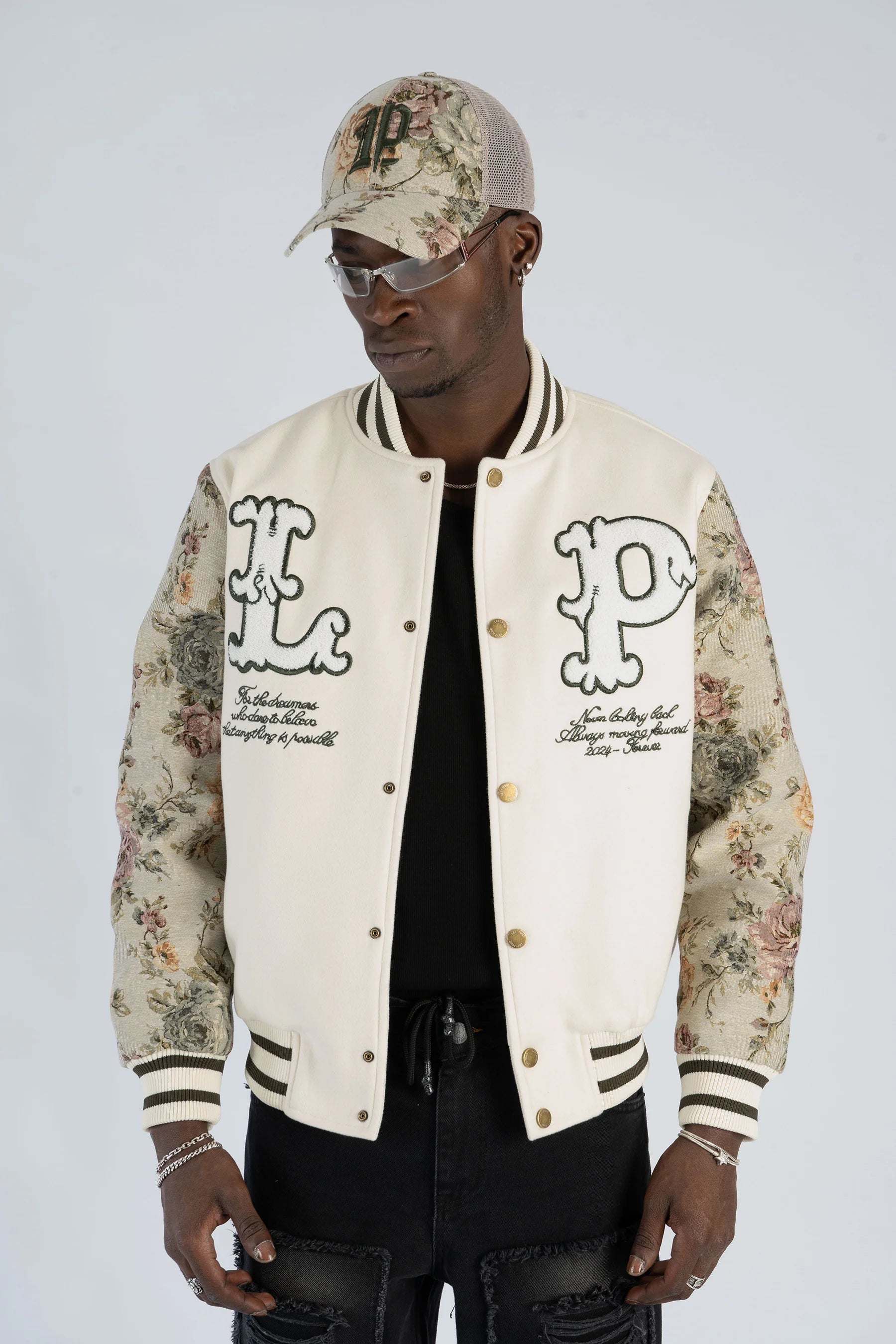 College Jackets P - Embroidery W241241 cream