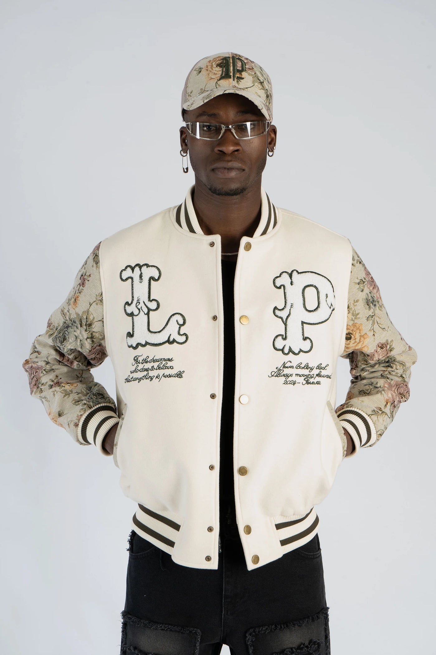 College Jackets P - Embroidery W241241 cream