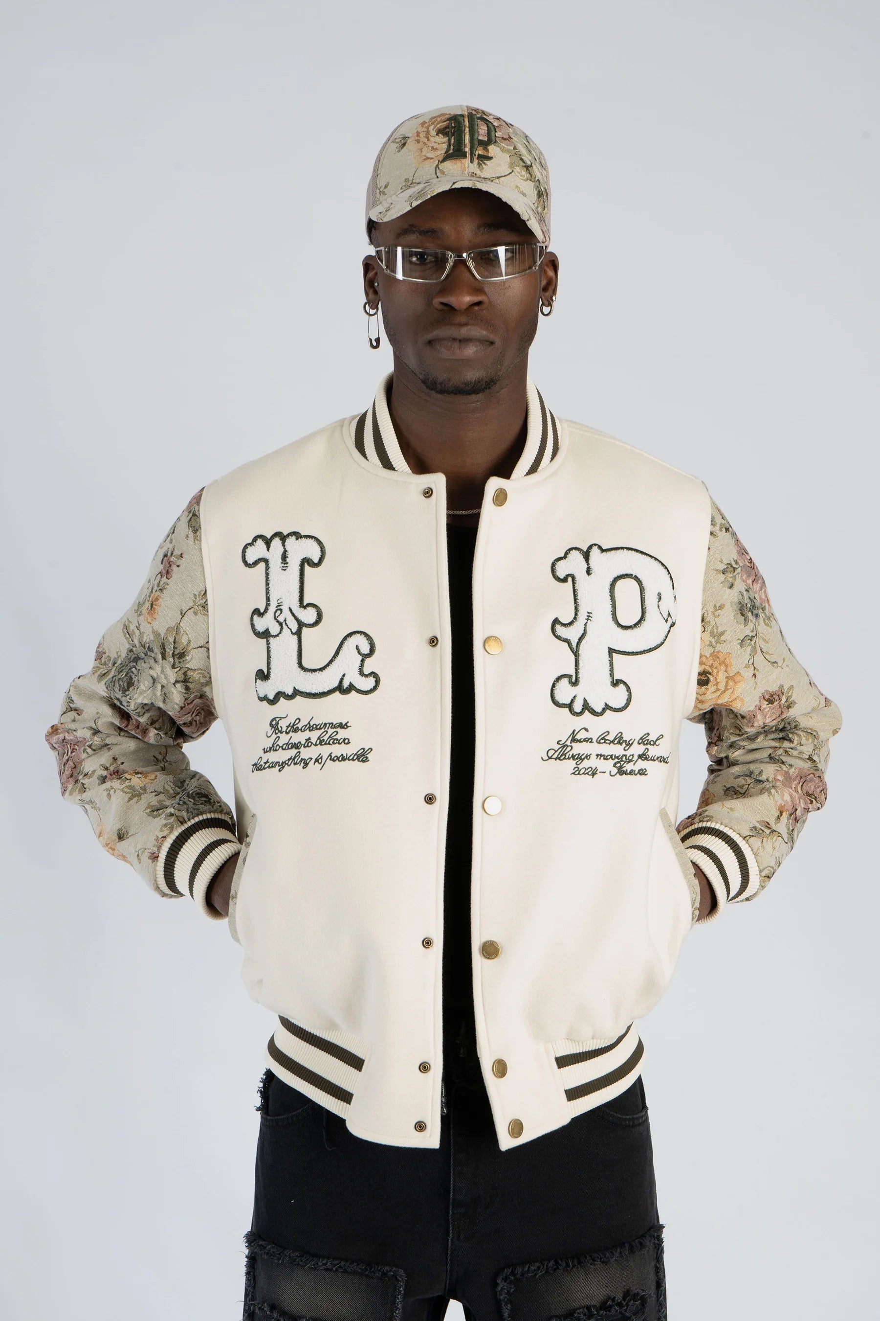 College Jackets P - Embroidery W241241 cream