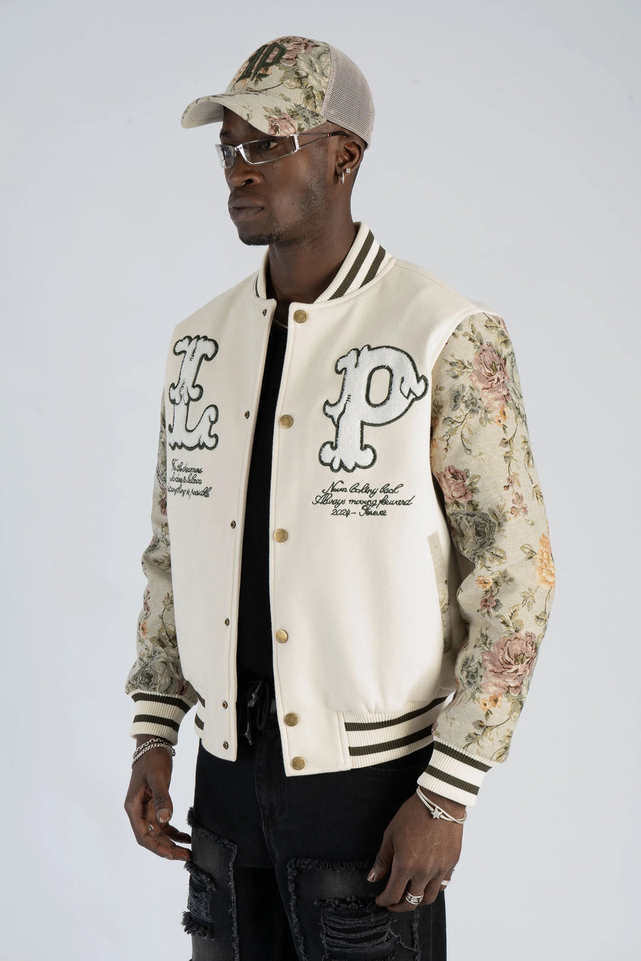 College Jackets P - Embroidery W241241 cream