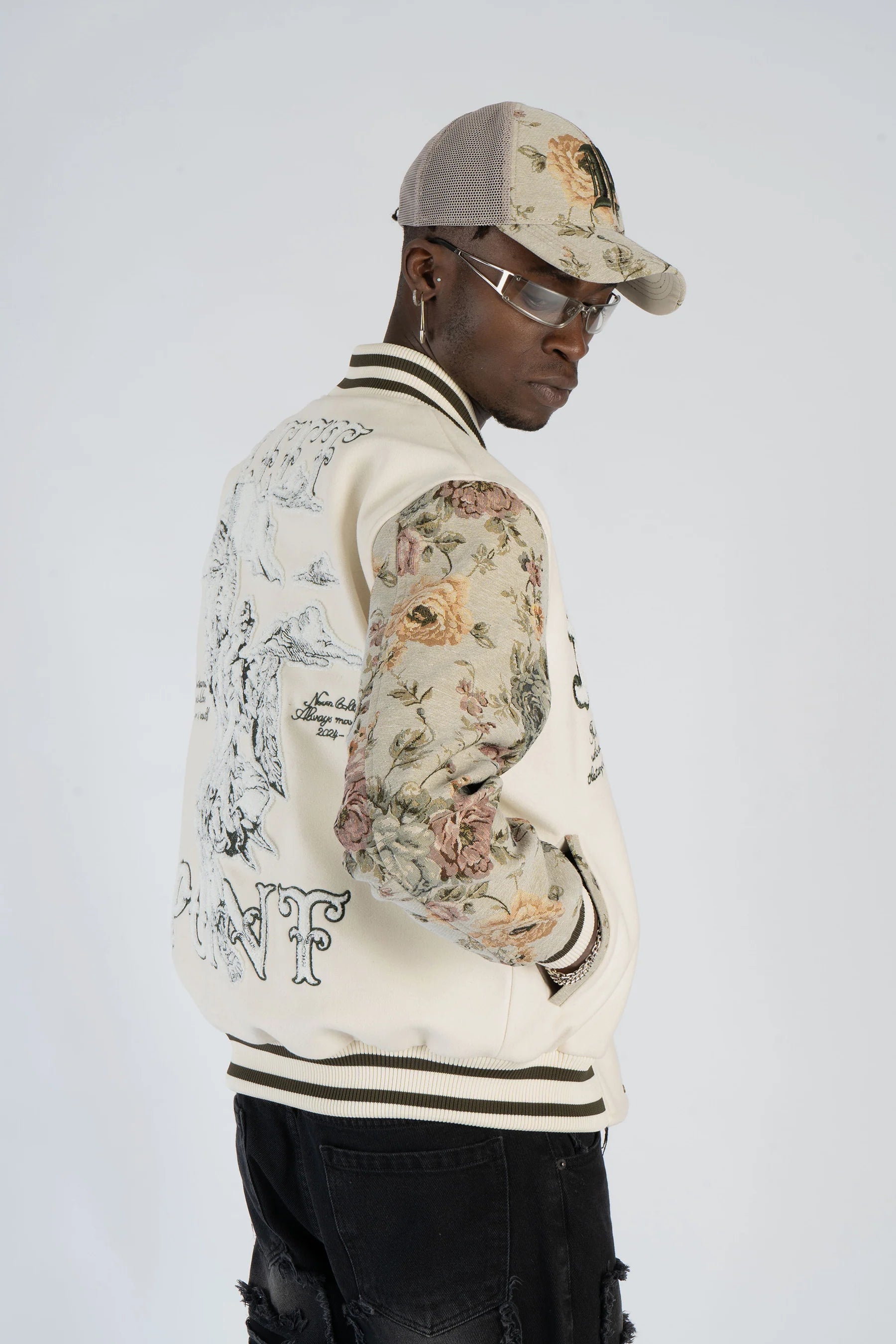 College Jackets P - Embroidery W241241 cream