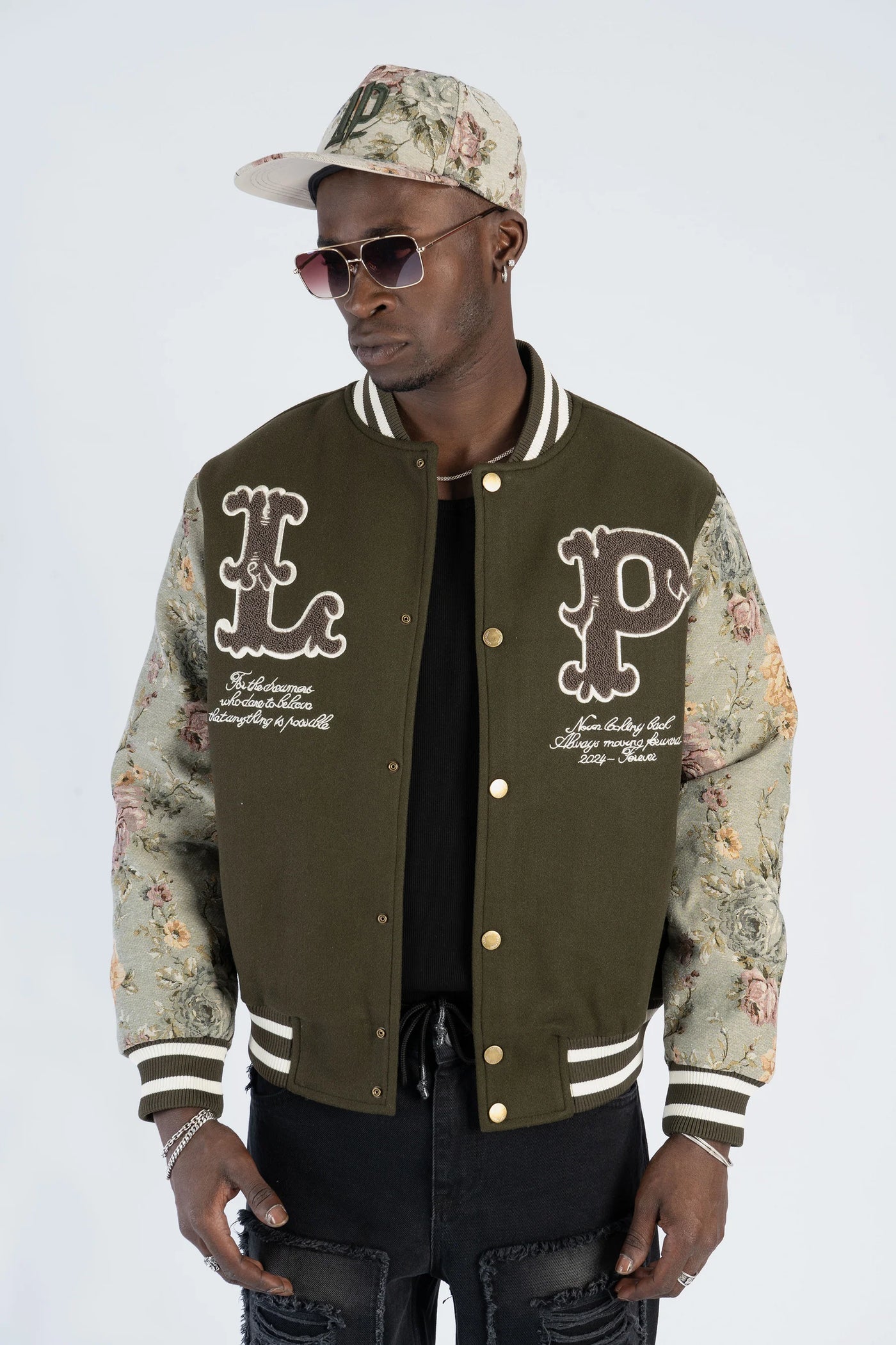 College Jackets P - Embroidery W241241 olive