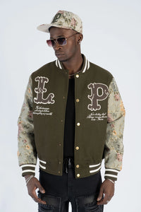 College Jackets P - Embroidery W241241 olive