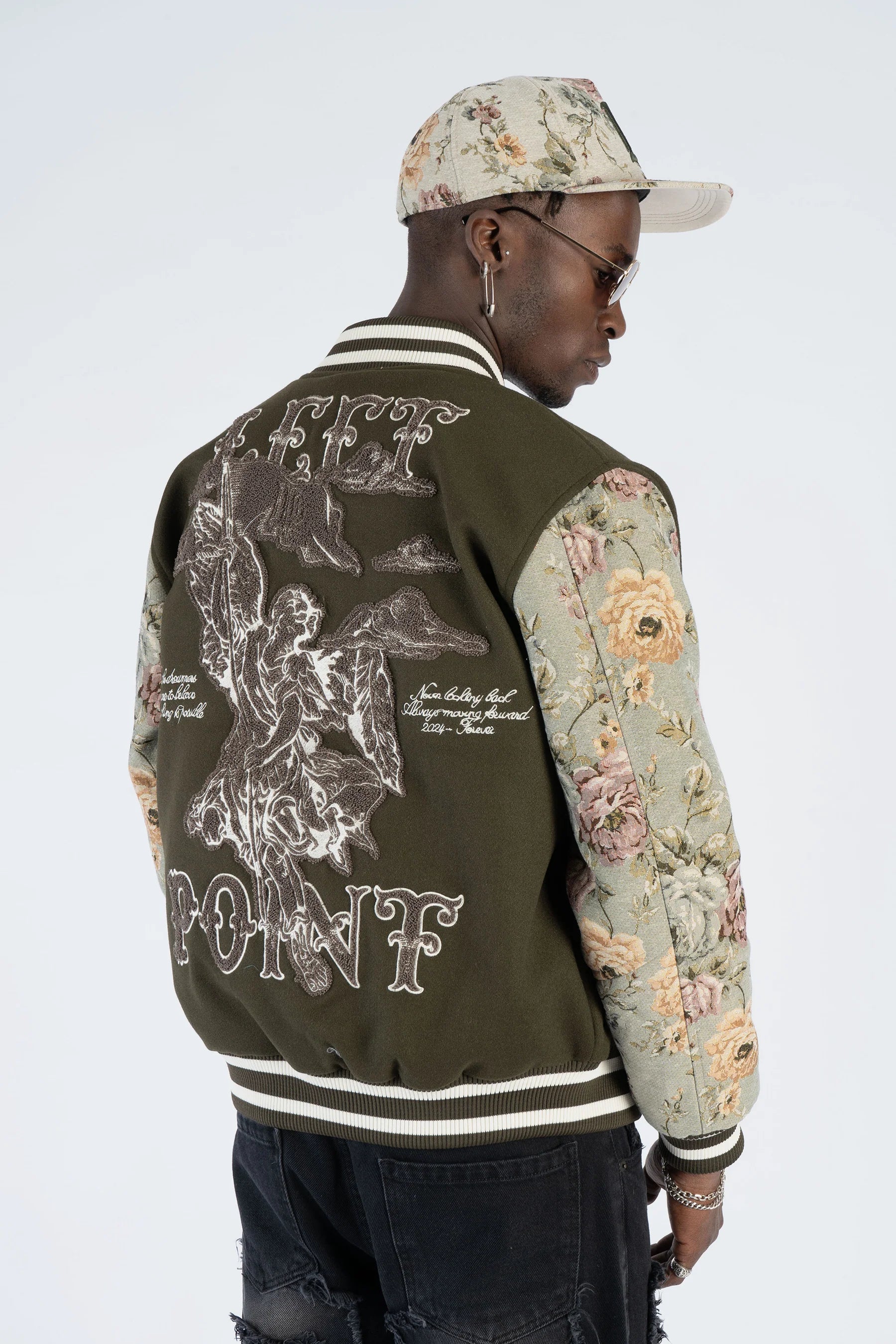 College Jackets P - Embroidery W241241 olive