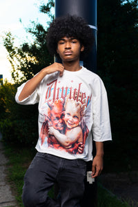 Divided - Off White Tee Shirt