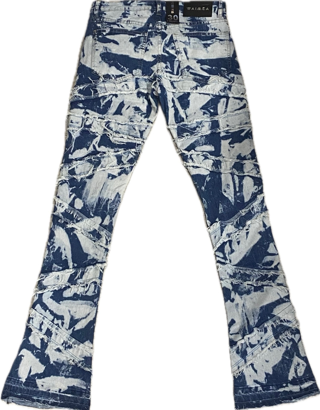 MEN’S WAIMEA STACKED FIT BLUE WASH JEANS