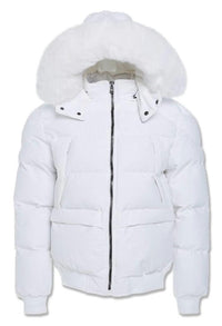 CROSS BAY BOMBER JACKET (WHITE)