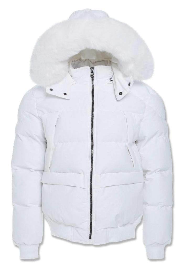 CROSS BAY BOMBER JACKET (WHITE)