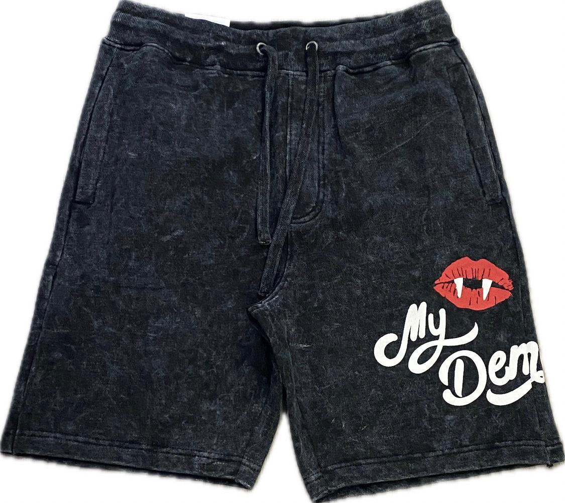 Rebel Minds Men’s Demon Black Shorts 141-968T