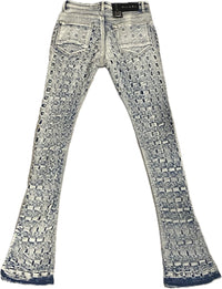 MEN’S WAIMEA STACKED FIT BLUE WASH JEANS
