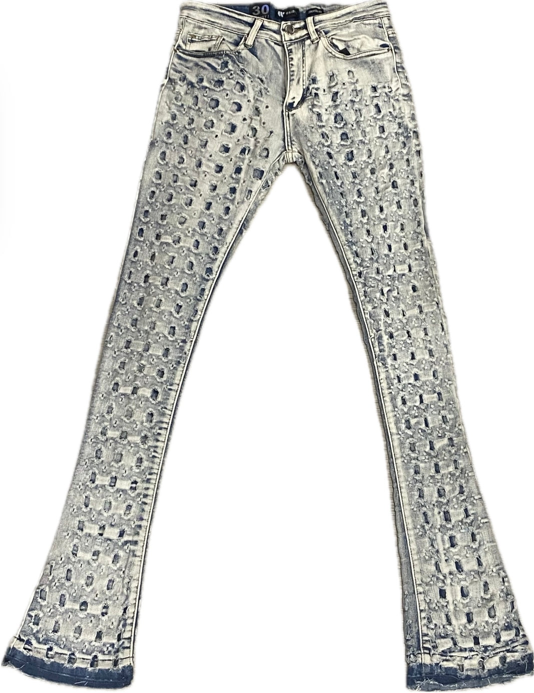 MEN’S WAIMEA STACKED FIT BLUE WASH JEANS