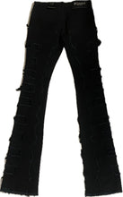 Load image into Gallery viewer, MEN’S CLOUD 9 STACKED FIT BLACK JEANS