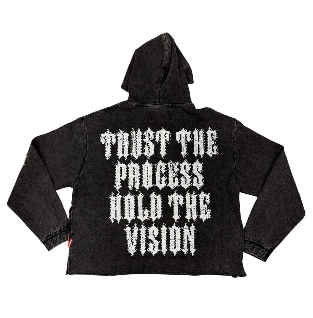 TRUST THE PROCESS HOODIE BLACK T5260