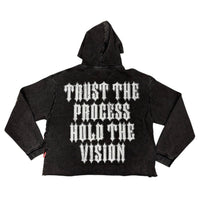 TRUST THE PROCESS HOODIE BLACK T5260