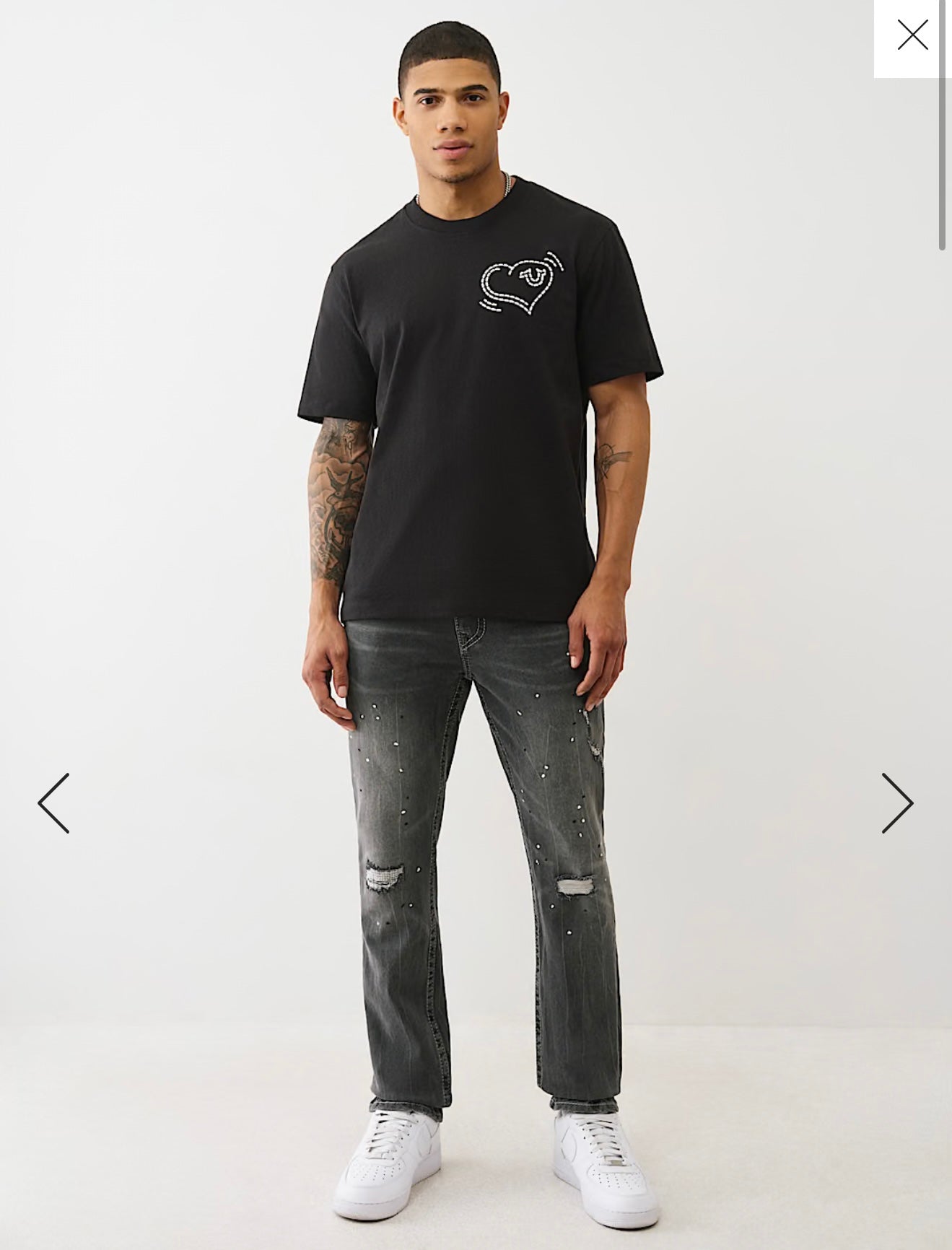 Puff Print Cat Tee Black 109773