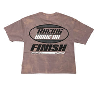 BKYS SPEED CROPPED SHIRT LAVENDER T1501
